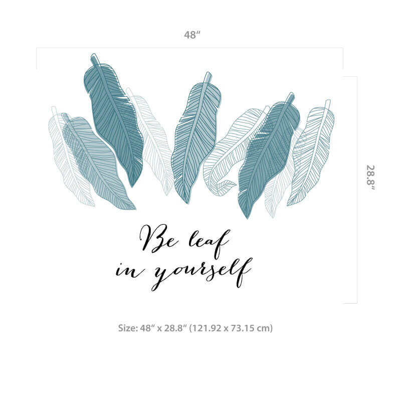 Be leaf in yourself decal Wall Decals Wall Graphics Toronto
