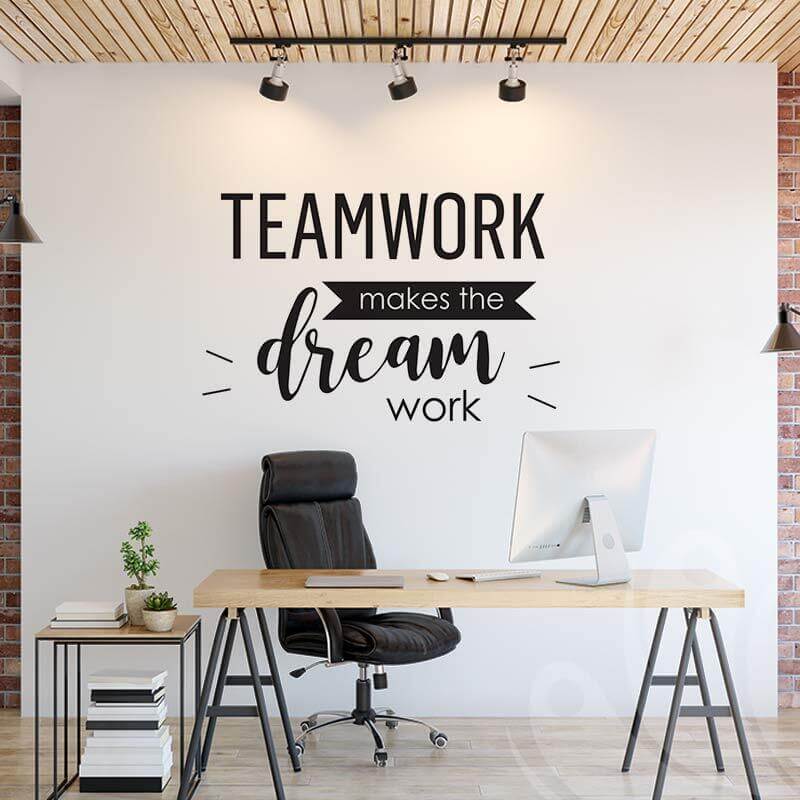 Teamwork inspirational wall decal Wall Decals Wall Graphics Toronto