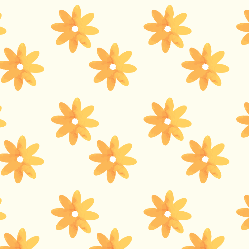 Orange Flower Wall Graphic Wall Decals Wall Graphics Toronto