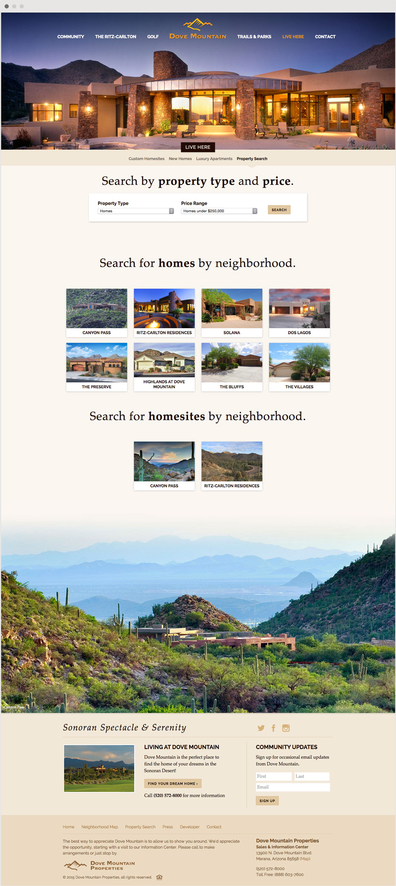 Dove Mountain / Creative Slice