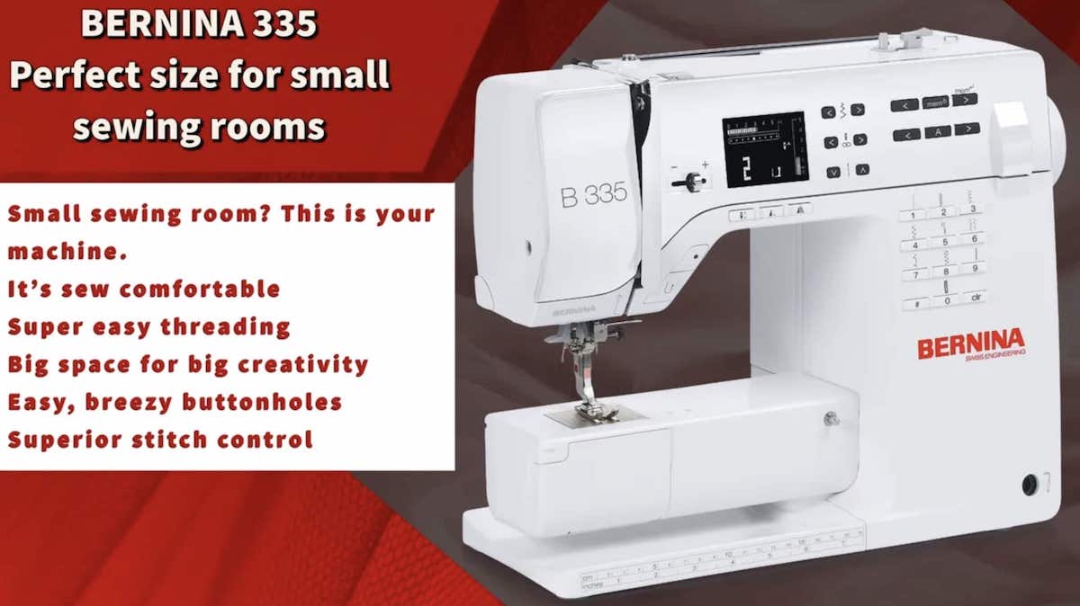 Bernina 335 Creative Stitches of Ohio Authorized Bernina Dealer