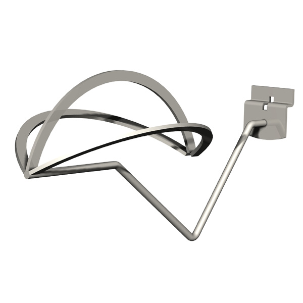 Slatwall Wire Hat Display Display Shelf for Helmets Hat & Helmet