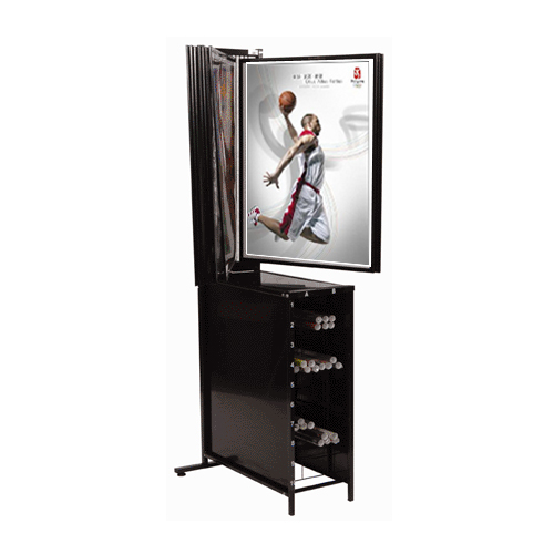 Poster Flip Rack 20Poster Display Rack Creative Store Solutions