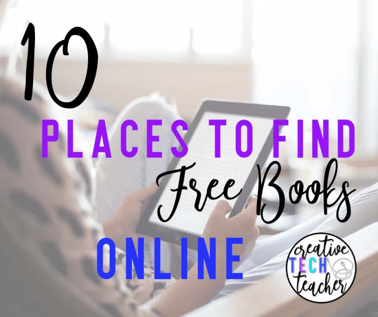 10 Places to Find Free Ebooks Creative Tech Teacher