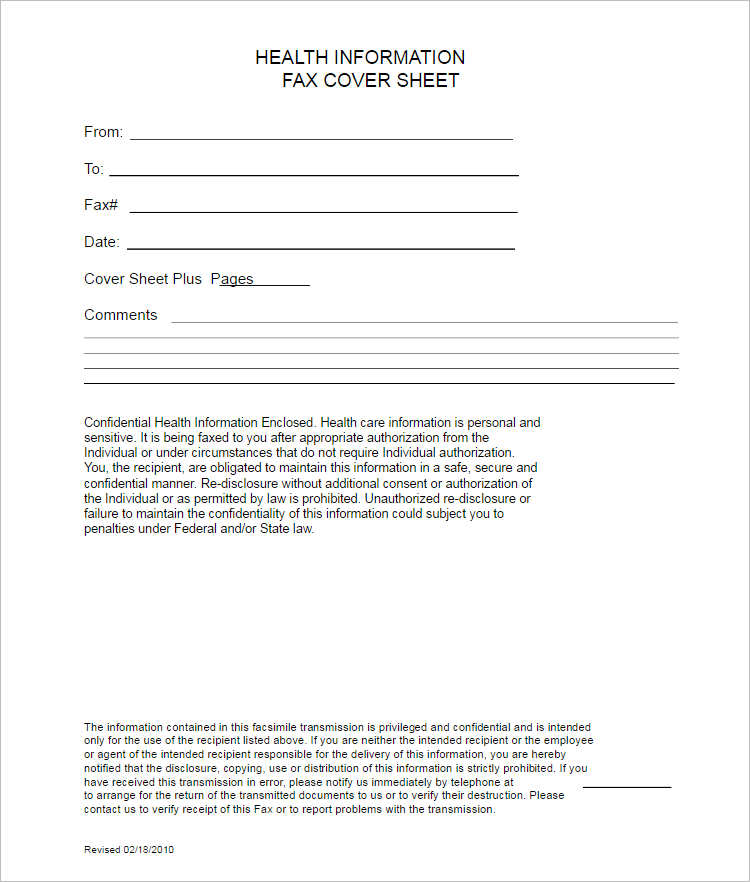 19+ Fax Cover Sheet Free Word, PDF, Doc, Example Templates