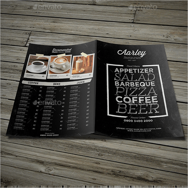 25+ Chalkboard Menu Templates Free Word Menu Card Designs