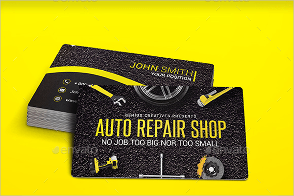 28+ Auto Repair Business Card Templates Free PSD Design Ideas