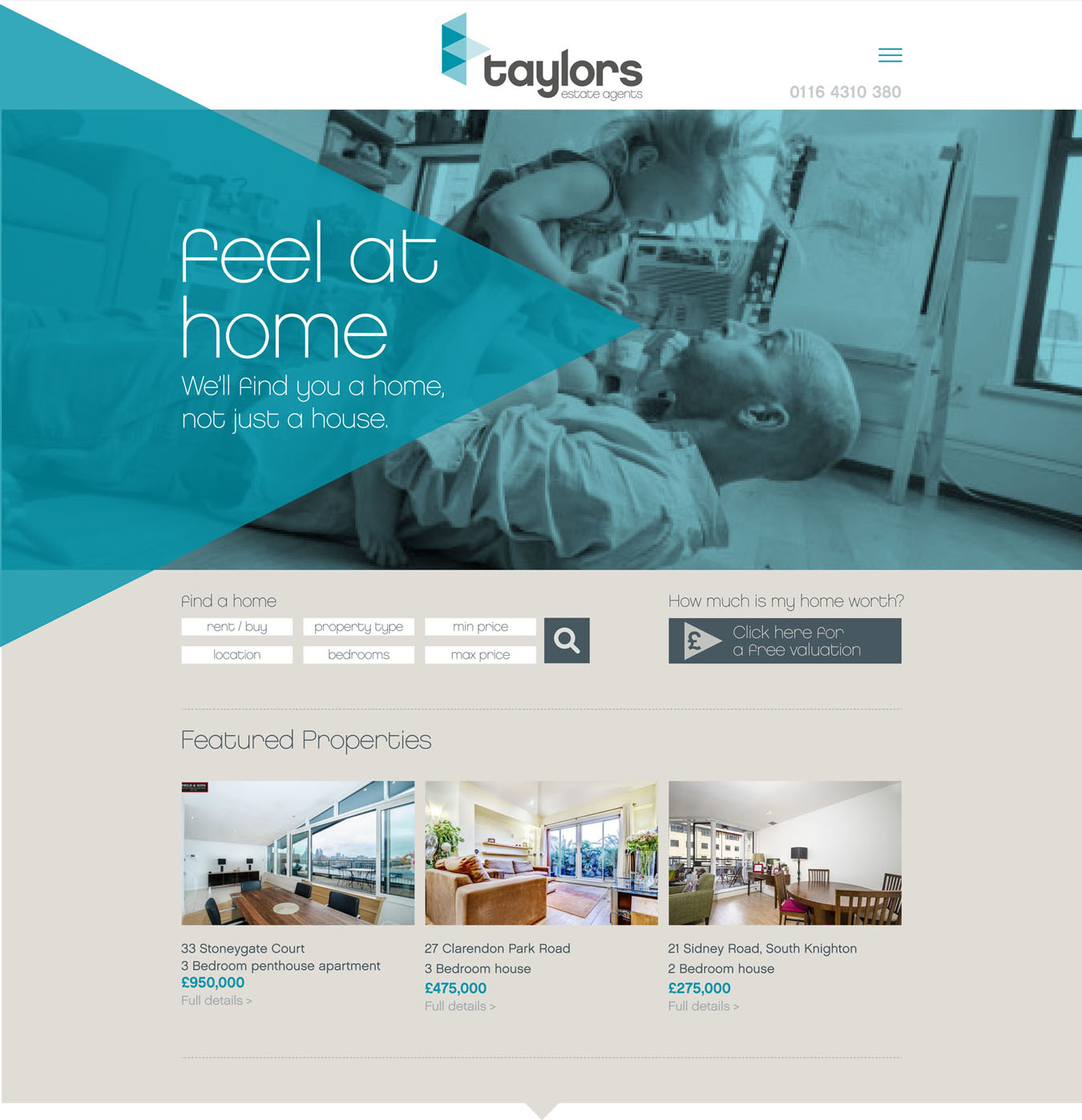 TAYLORS ESTATE AGENTS creativetonic.co.uk