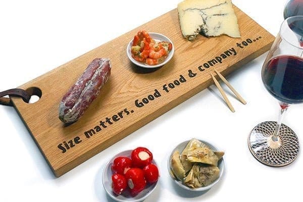 Borrelplank Met Eigen Tekst - Creative Use Of Technology