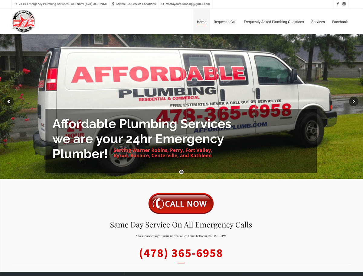 Affordable Plumbing Creative design