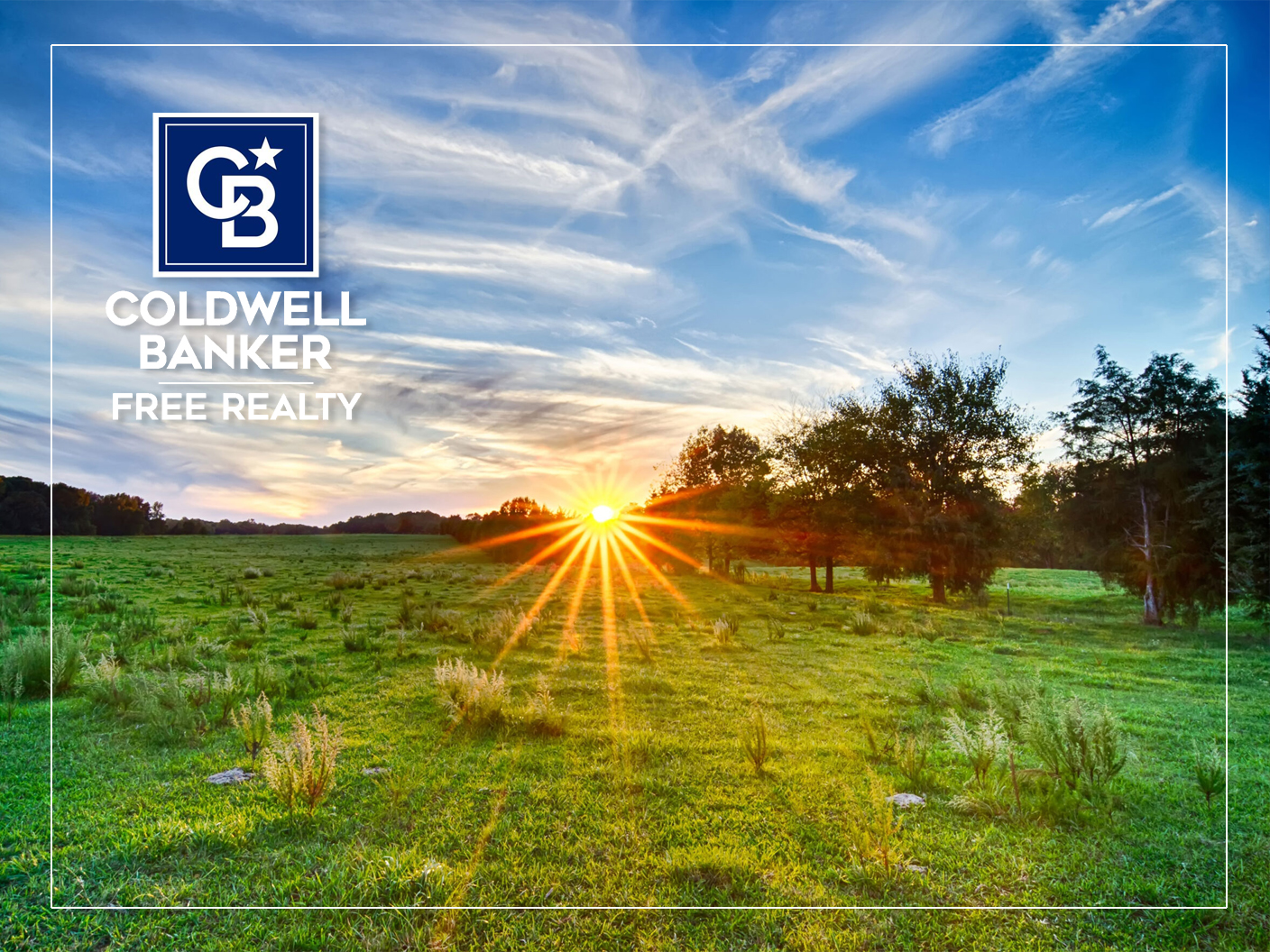 Coldwell Banker Free Land Creative design