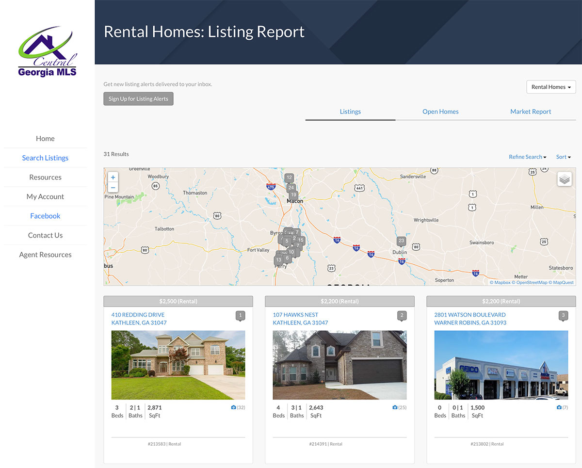 Central GA MLS Creative design