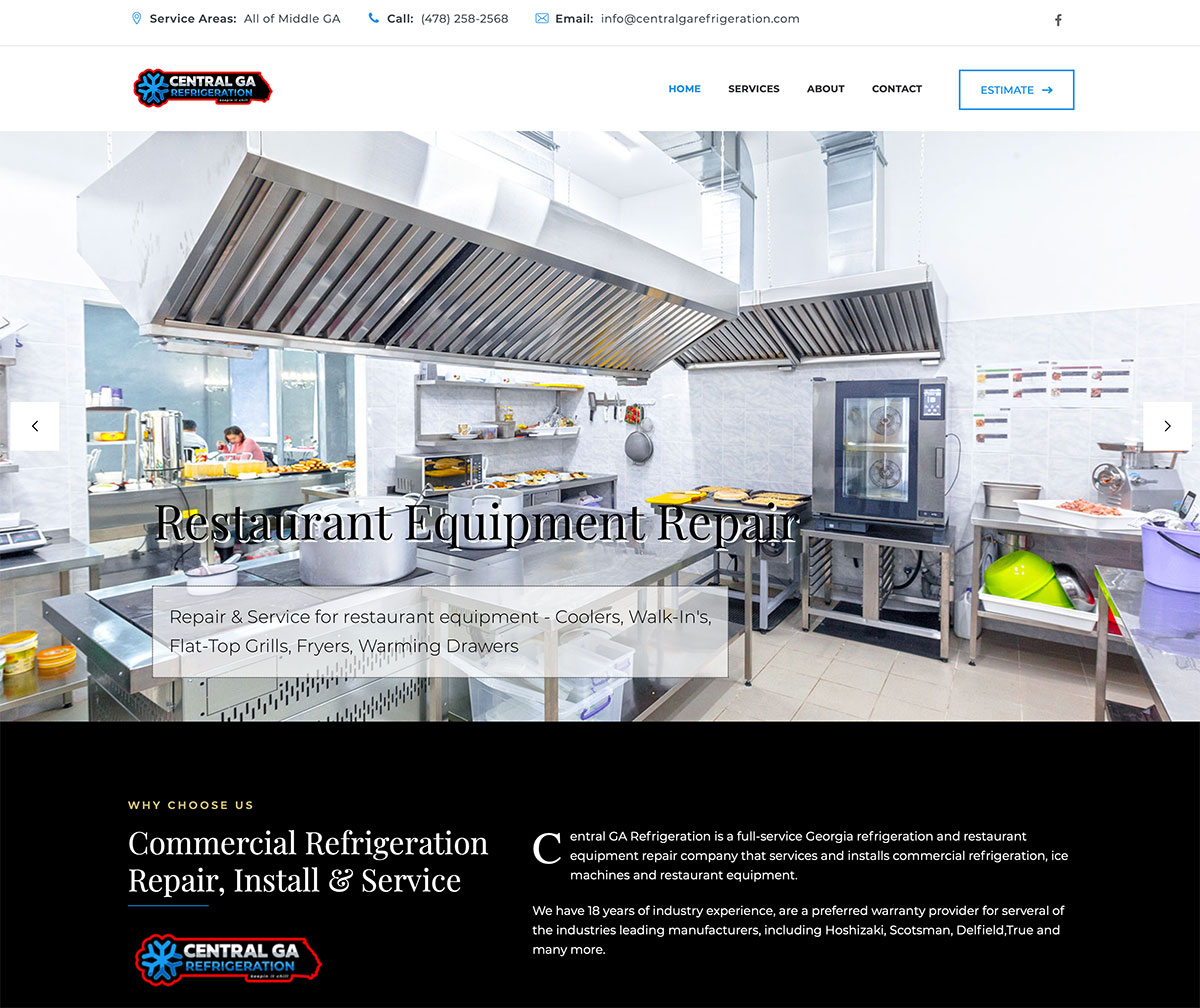 Central GA Refrigeration Creative design