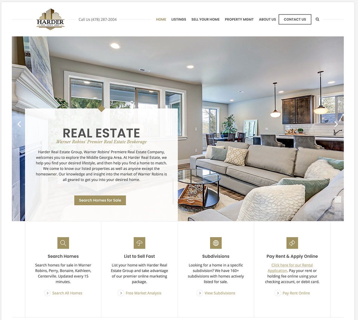 Harder Real Estate Group Creative design