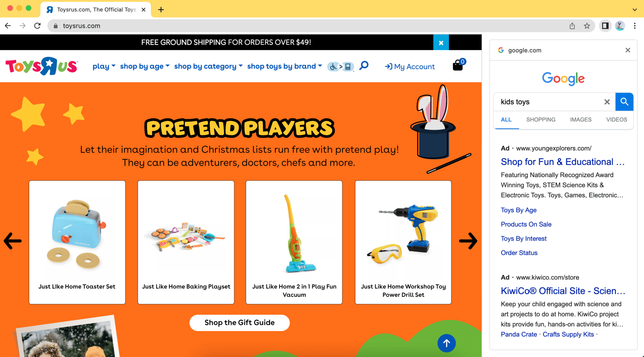 New Side Panel Search Feature in Google Chrome