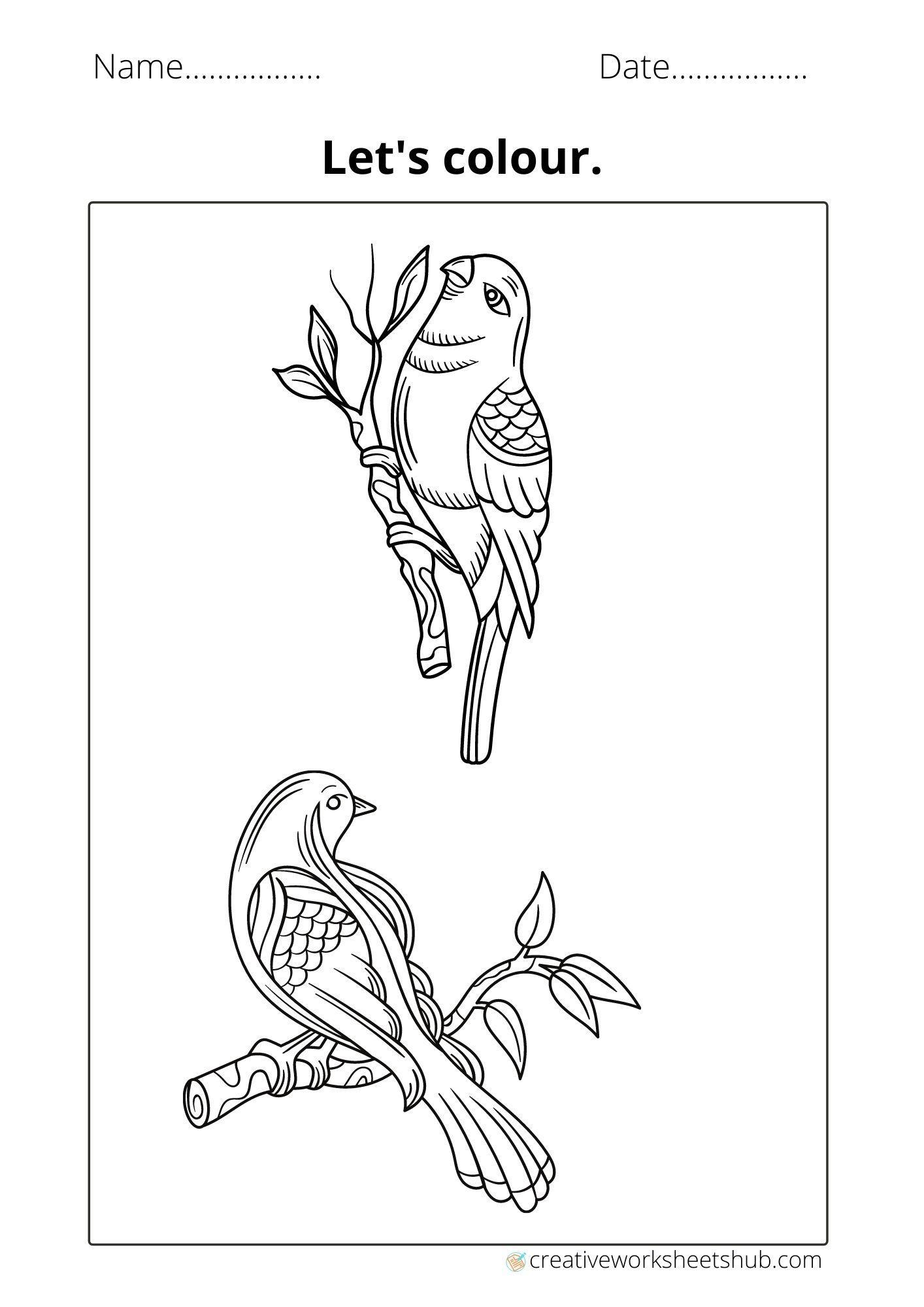 Coloring Pages - creativeworksheetshub
