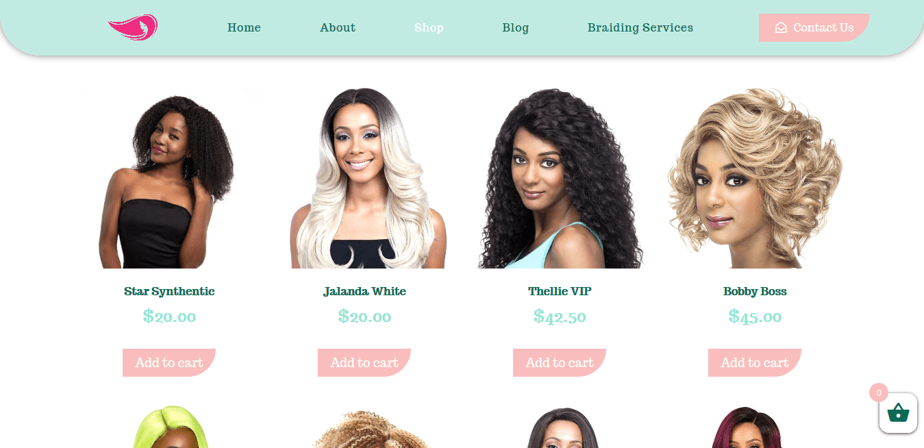 Modern Hair Company » ReadyMade Website By Creative Yadley