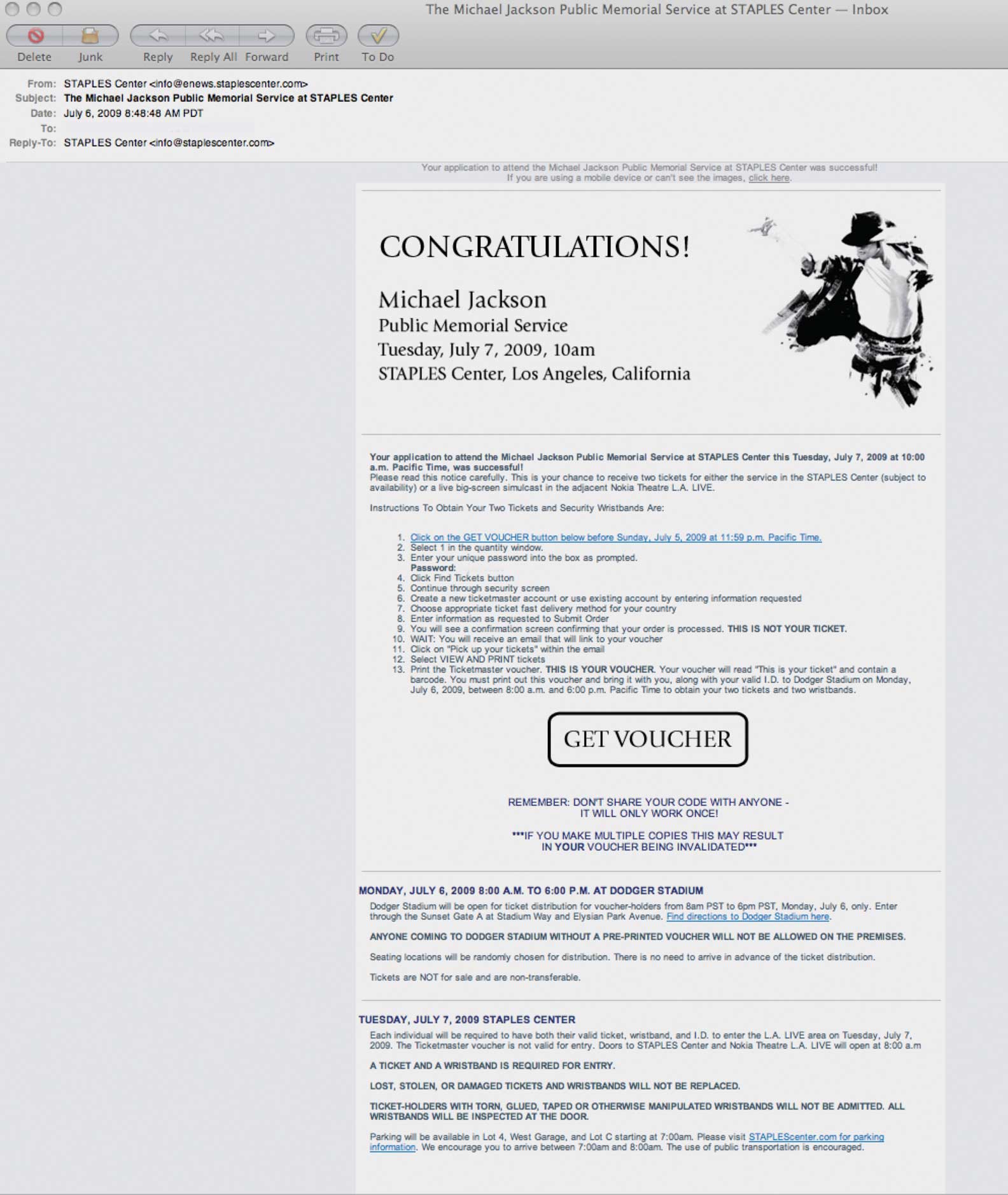 Michael Jackson Memorial