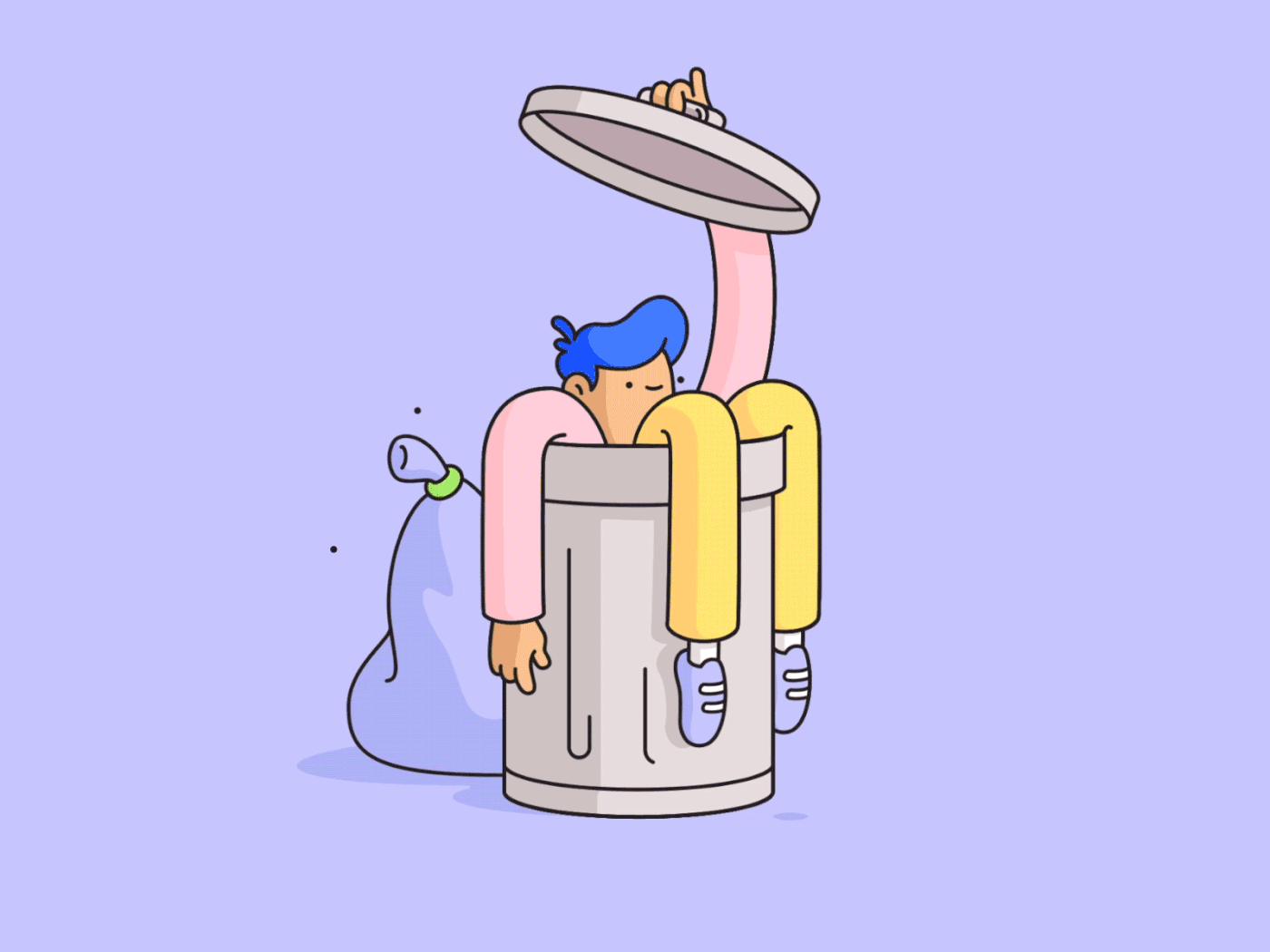 Las ilustraciones de Burnt Toast Creative Creatividad en Blanco