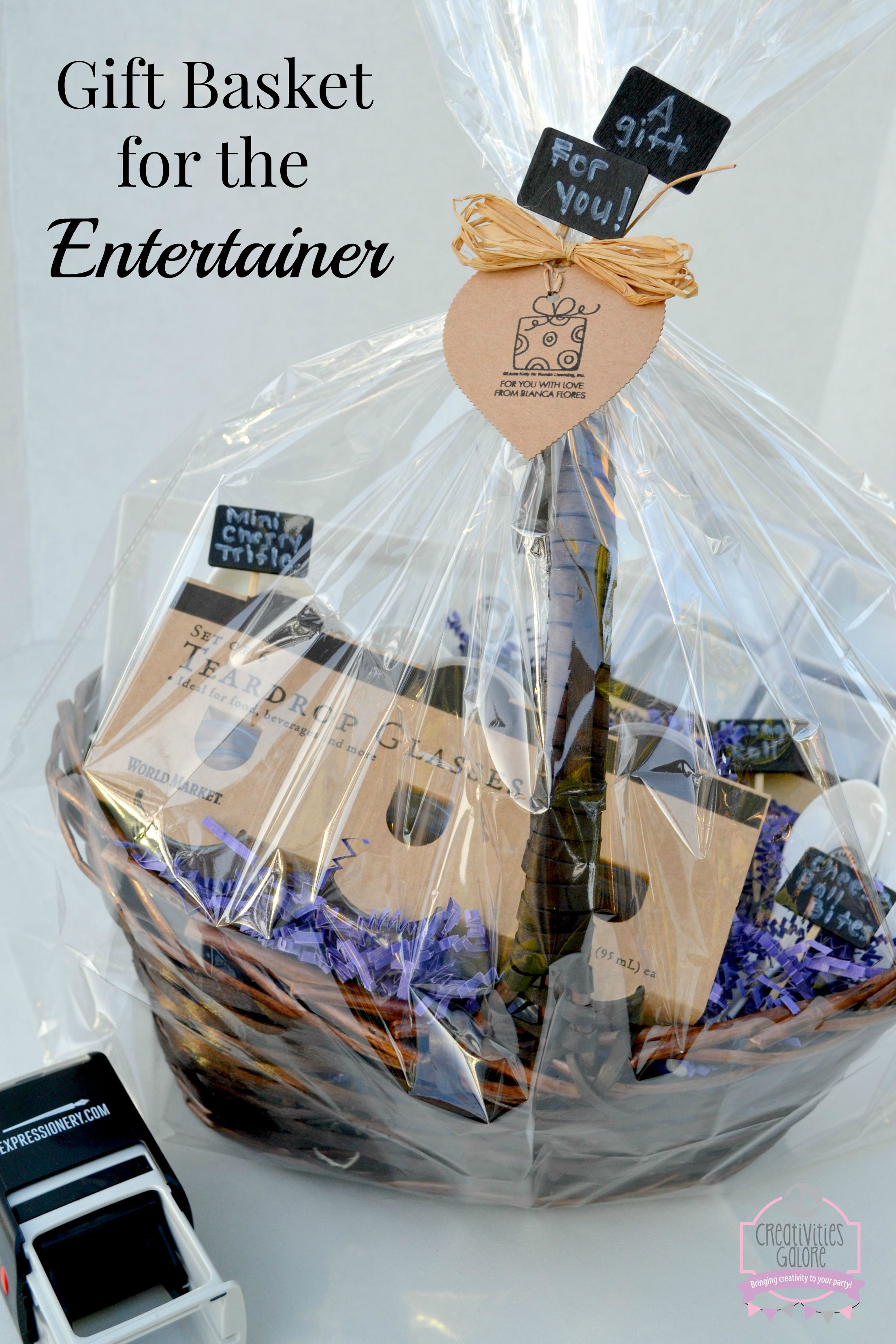 Expressionery Wraps Gift Basket 26 Creativities Galore