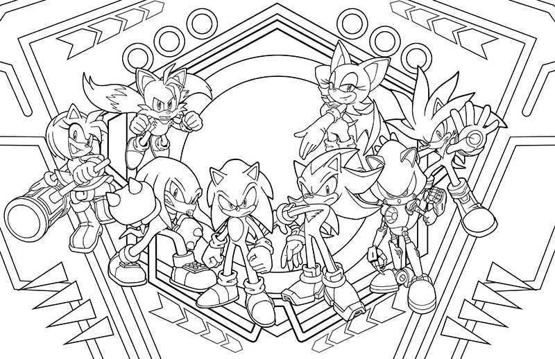 Fun Adventures Best Sonic Coloring Books & Activities!