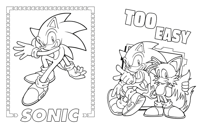 Fun Adventures Best Sonic Coloring Books & Activities!