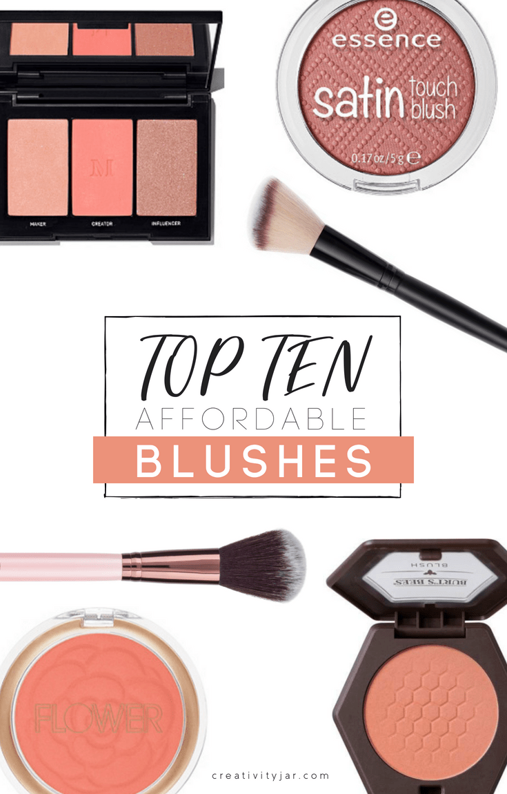 Top Ten Affordable Blushes Creativity Jar