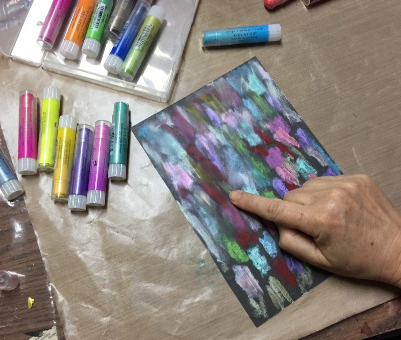 10 things to do with gelatos(or watercolor crayons