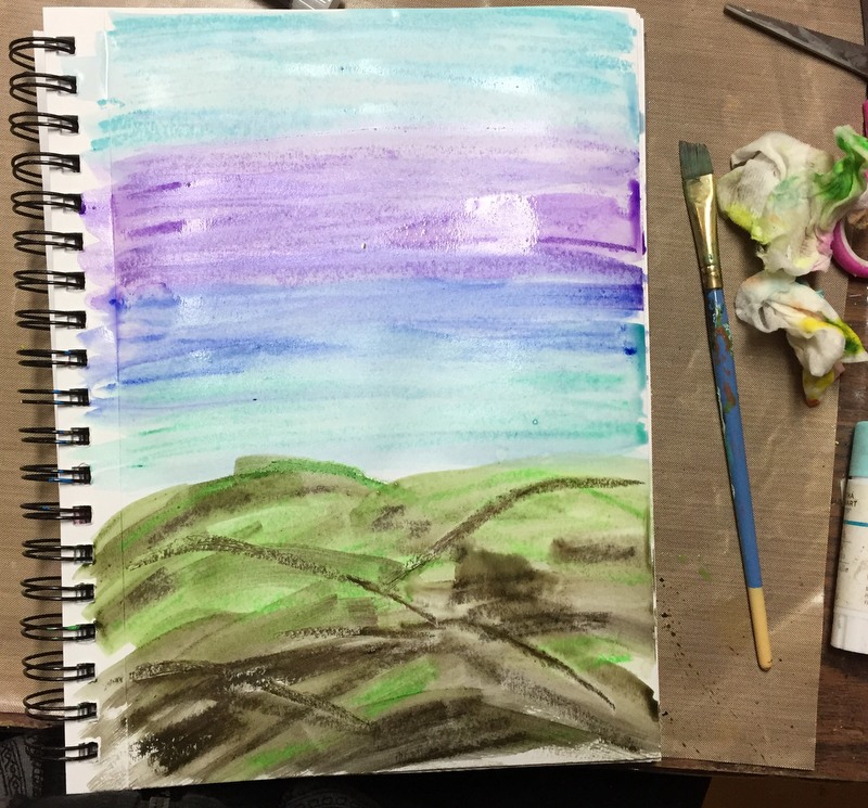 10 things to do with gelatos(or watercolor crayons