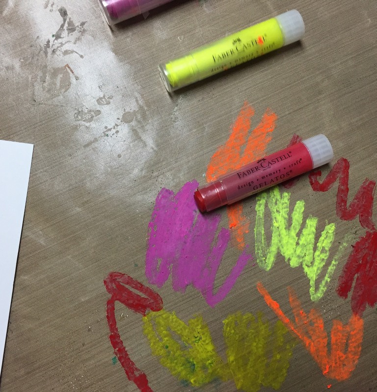 10 things to do with gelatos(or watercolor crayons