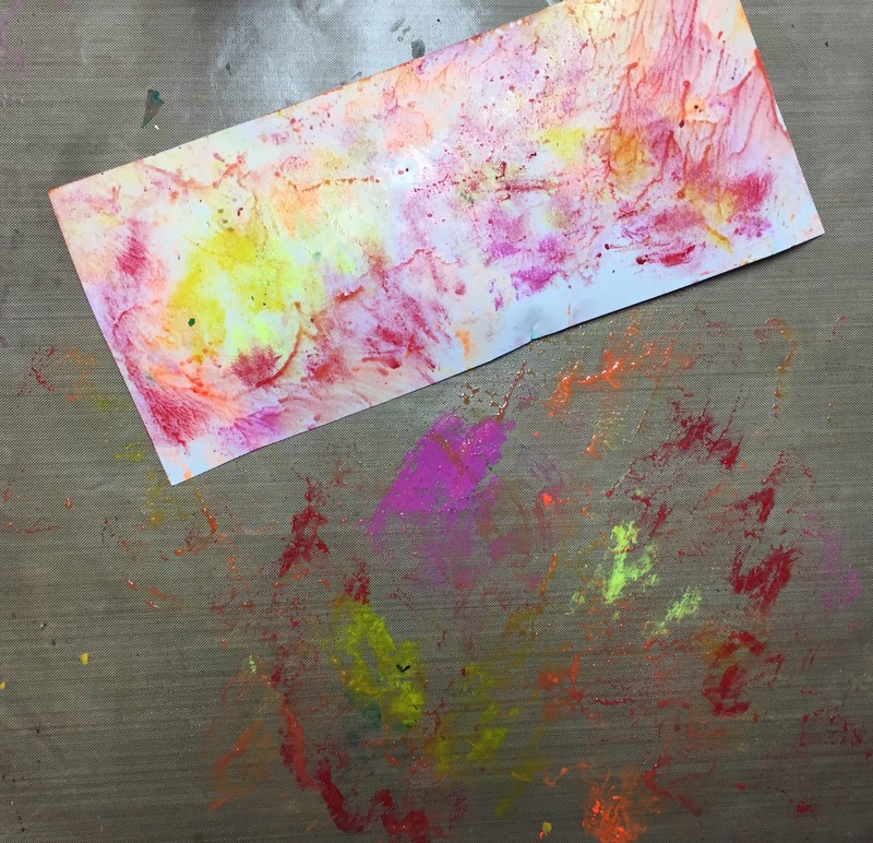 10 things to do with gelatos(or watercolor crayons