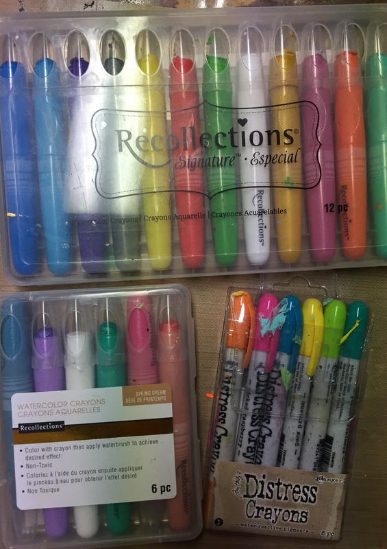 10 things to do with gelatos(or watercolor crayons
