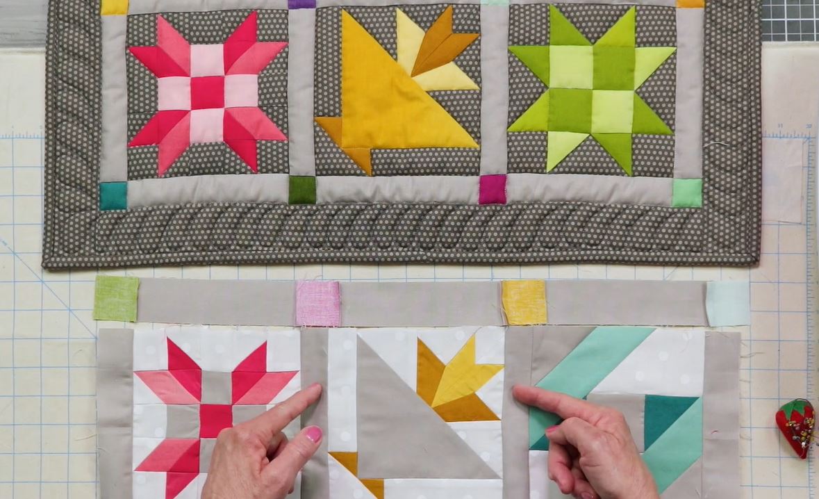 Sashing in Quilting