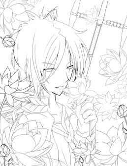 как нарисовать аниме в пейнте