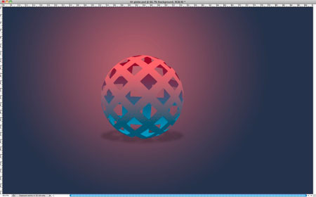 как нарисовать сферу в фотошопе