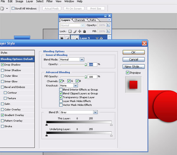 как нарисовать кнопку в фотошопе