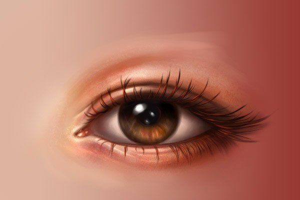 как нарисовать глаза на телефоне