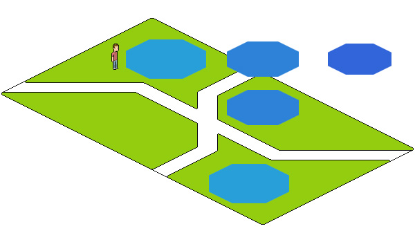 нарисовать парковую зону