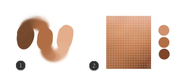 как рисовать кожу в фотошопе