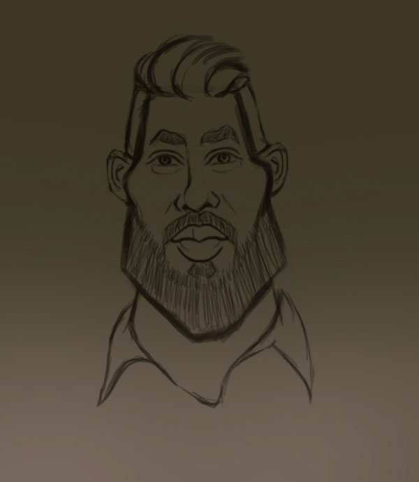 как нарисовать карикатуру человека