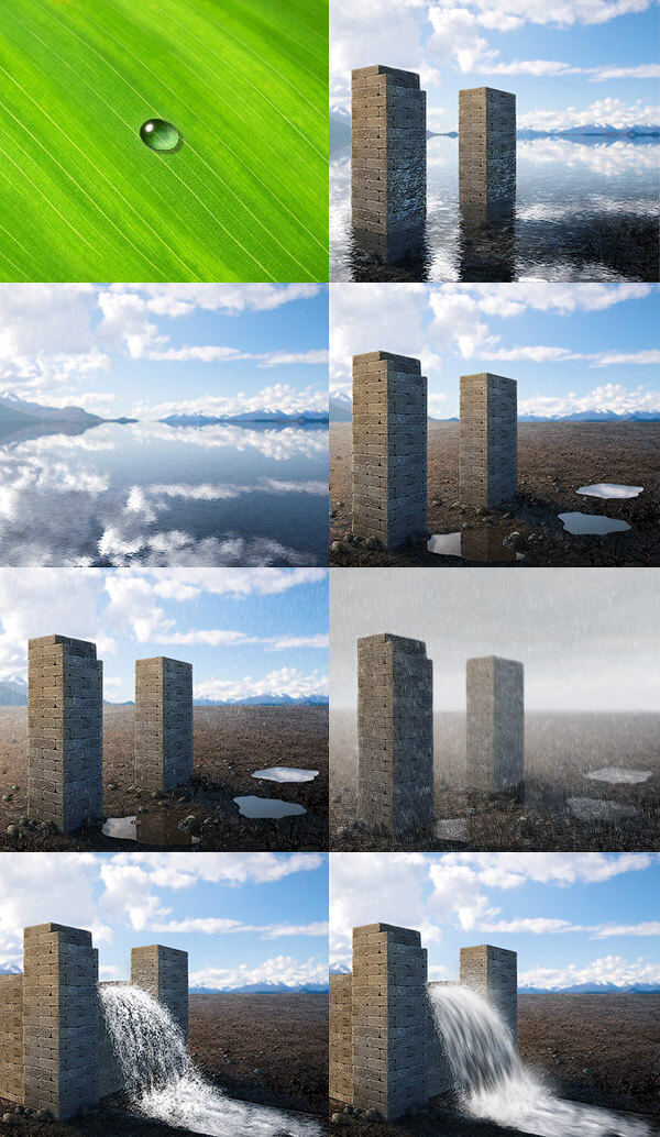 как рисовать воду в диджитале