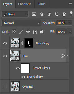 как рисуют замыленный фон фотошоп
