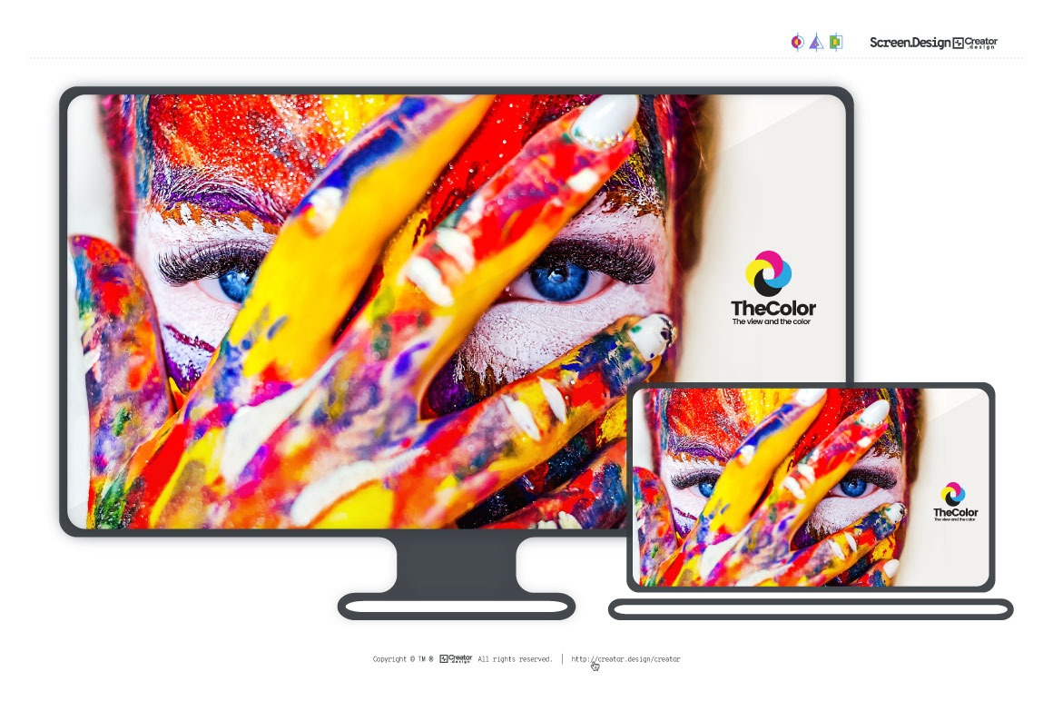 Screen Design Creator Create Design for Monitors, Projectors and TVs