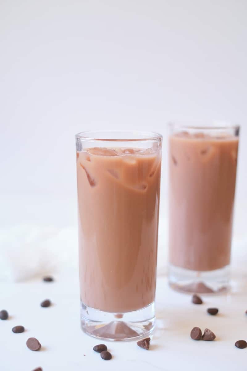 Quick And Easy Iced Coffee With Chocolate Milk Creators Of Coffee