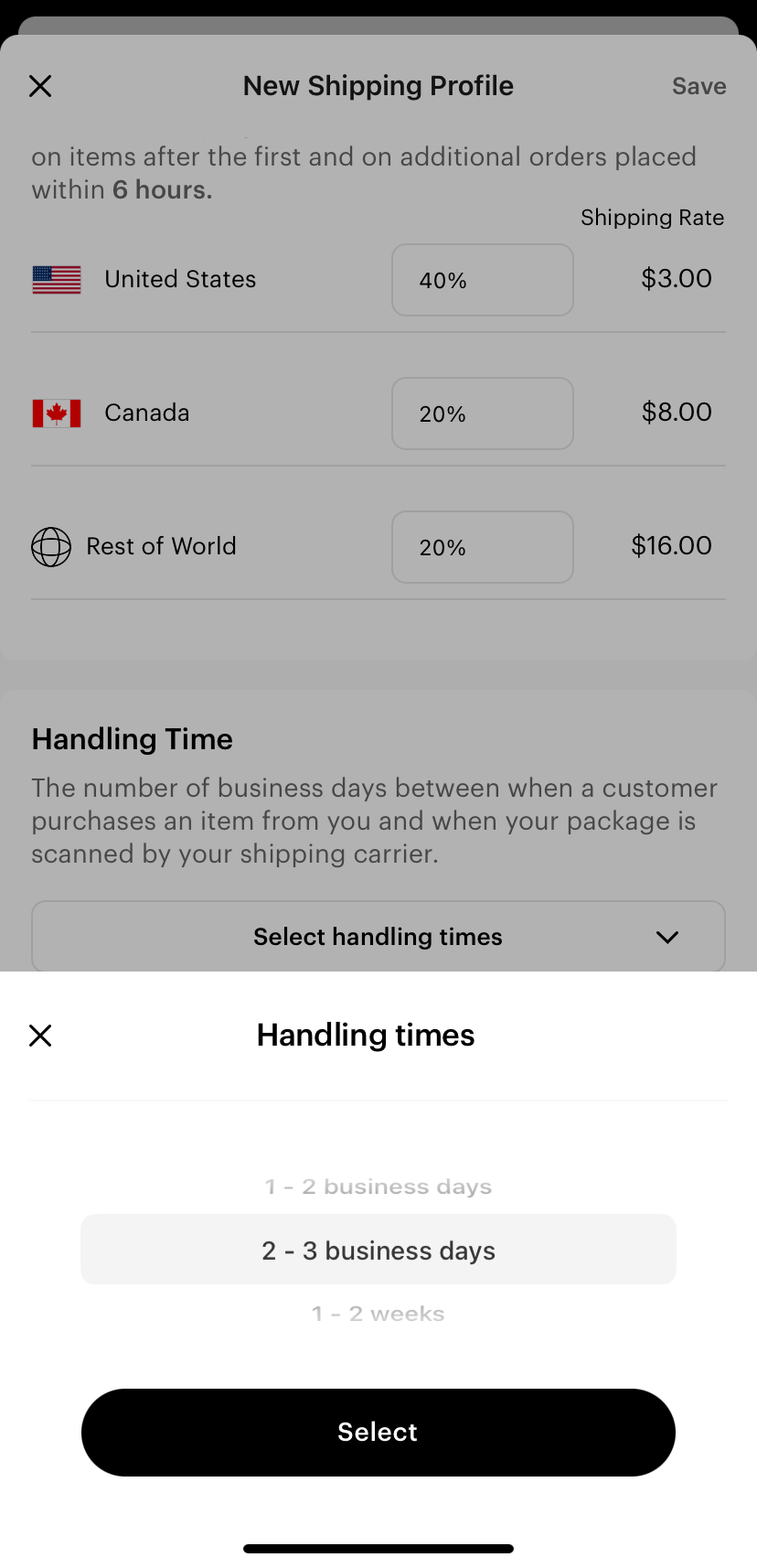 Create Your Shipping Profiles CREATOR STUDIO