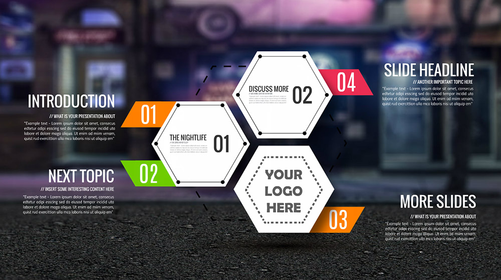 Urban Infographic Prezi Presentation Template Creatoz collection