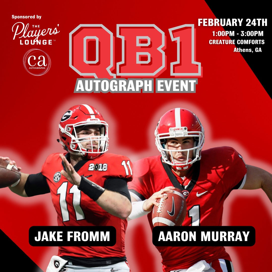 The Players' Lounge Autograph Event with Jake Fromm and Aaron Murray