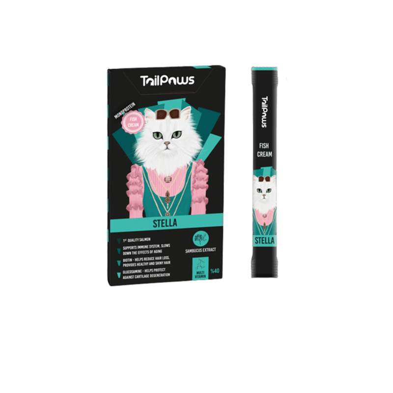 Cat Food TAILPAWS Stella Cat Treat With Fish creatures oasis