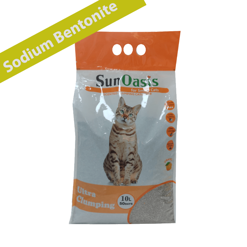 cat litter Sun Oasis clumping cat litter (Sodium Bentonite