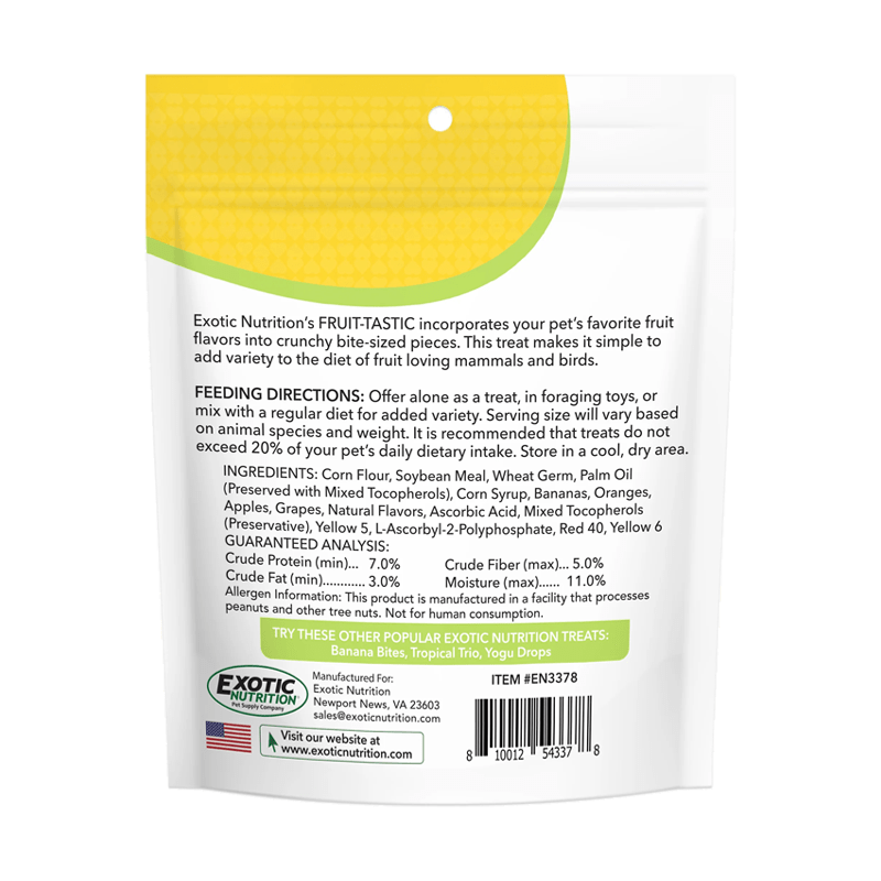 exotic nutrition FruitTastic Treat creatures oasis